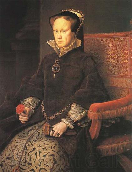 MOR VAN DASHORST, Anthonis Queen Mary Tudor of England Germany oil painting art